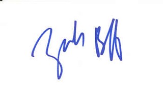 Zach Braff autograph