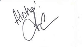 Tia Carrere autograph