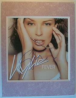 Kylie Minogue autograph