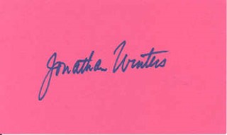 Jonathan Winters autograph