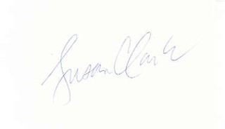 Susan Clark autograph