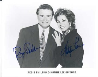 Regis & Kathie Lee autograph
