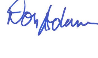 Don Adams autograph