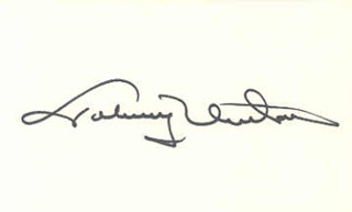 Johnny Unitas autograph