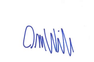 Owen Wilson autograph