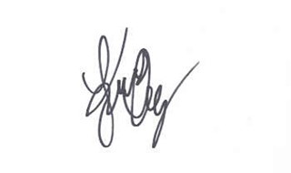 Kirsty Alley autograph