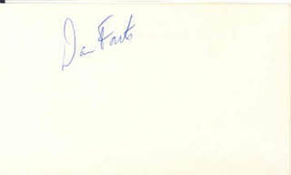 Dan Fouts autograph