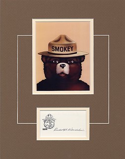Smokey The Bear autograph
