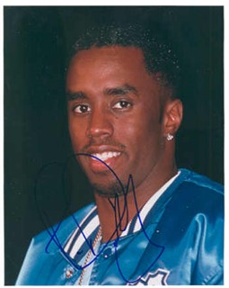 P. Diddy autograph