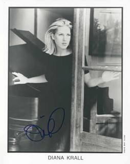 Diana Krall autograph
