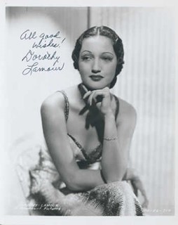 Dorothy Lamour autograph