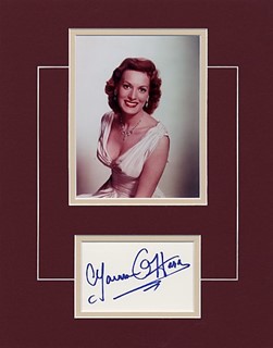 Maureen O'Hara autograph