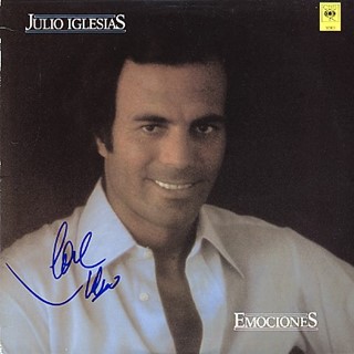 Julio Iglesias autograph