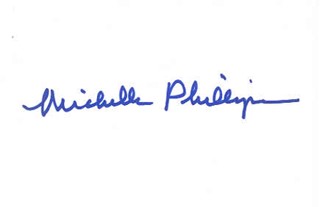 Michelle Phillips autograph