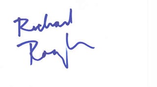 Richard Roxburgh autograph