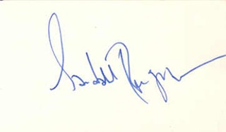 Sandahl Bergman autograph