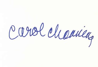 Carol Channing autograph