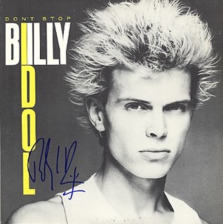 Billy Idol autograph