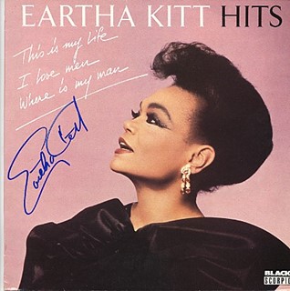 Eartha Kitt autograph