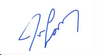 James Cameron autograph