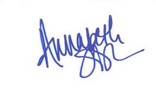 Annabeth Gish autograph