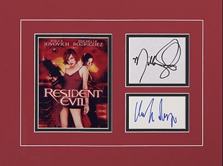 Resident Evil autograph