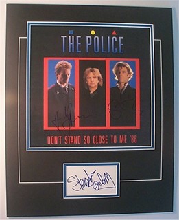 The Police autograph