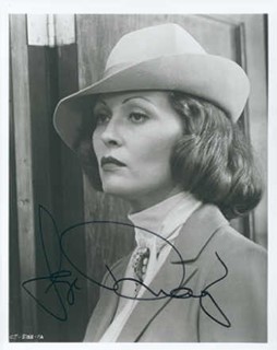 Faye Dunaway autograph