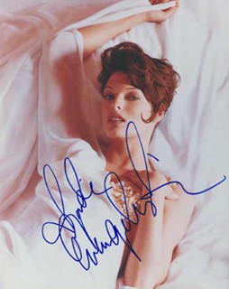 Linda Evangelista autograph