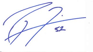 Ray Lewis autograph