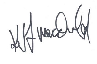 Kelly MacDonald autograph