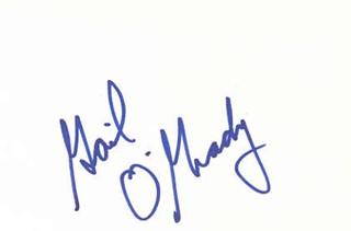 Gail O'Grady autograph