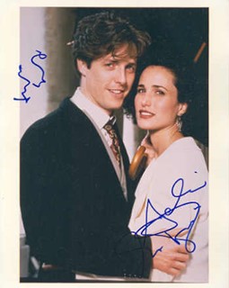 Four Weddings and A Funeral autograph