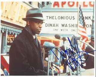 Denzel Washington autograph