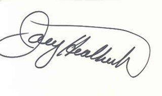 Joey Heatherton autograph