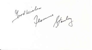 Florence Stanley autograph