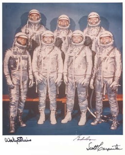 Mercury Astronauts autograph