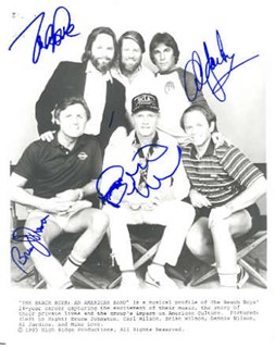 The Beach Boys autograph