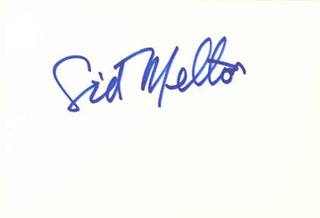 Sid Melton autograph