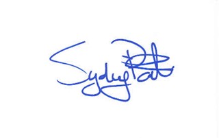 Sydney Poitier autograph