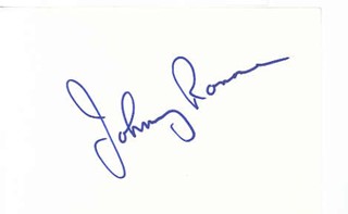 Johnny Ramone autograph