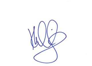 Kimberly Williams autograph