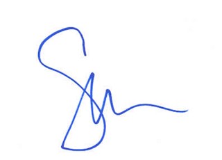 Serena Williams autograph