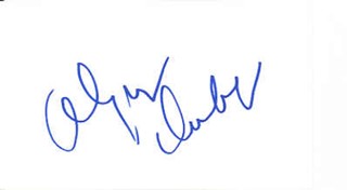 Olympia Dukakis autograph