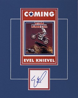 Evel Knievel autograph