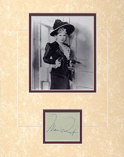 Mae West autograph