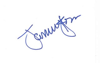 January Jones autograph