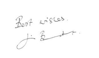 Jim Broadbent autograph
