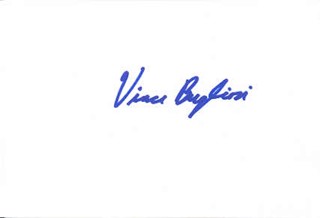 Vincent Bugliosi autograph