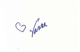 Vanna White autograph